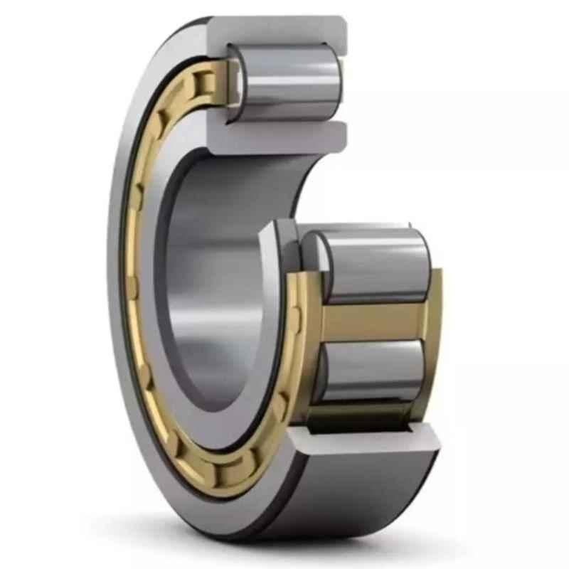 Imported 120x180x28mm Steel Single Row Cylindrical Roller Bearing, NU1024ML