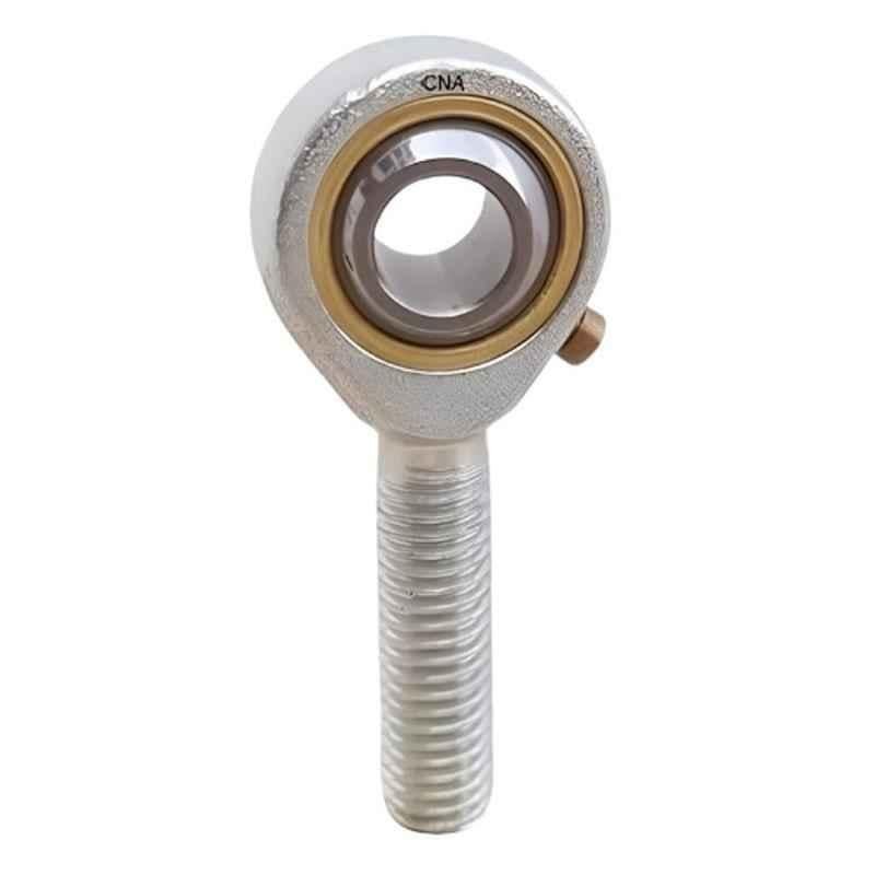 CNA POS 14 R Alloy Steel Right Male Thread Rod End Plain Bearing, 14x34x19mm (Pack of 4)
