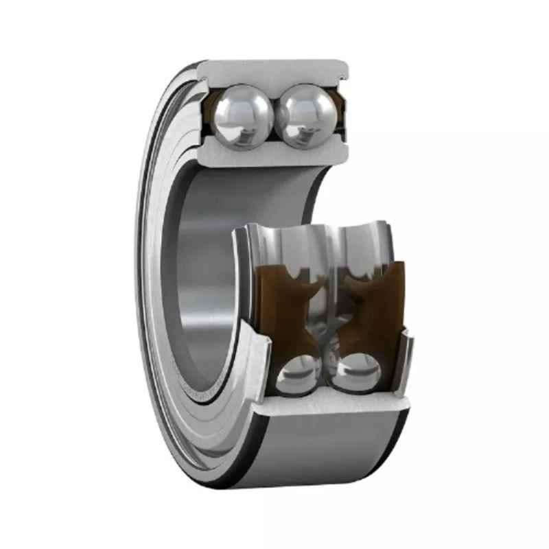 SKF 3200 A-2RS1TN9/MT33 Double Row Angular Contact Ball Bearing, 10x30x14mm